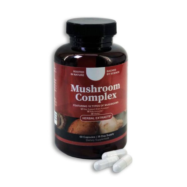 Mushroom Complex 10 в 1 лечебные грибы, онкопротектор 