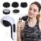 Вібромасажер PULI PL-607AC3 (портативний ручний USB-масажер для тіла з LED-дисплеєм) на акумуляторі
