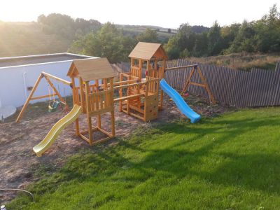 Великий дитячий ігровий майданчик Blue Rabbit KIDPARK