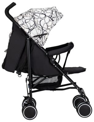 Детская прогулочная коляска FreeON Simple Black-White
