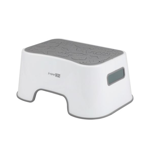 Ступени для ребенка в ванную FreeON White-Grey