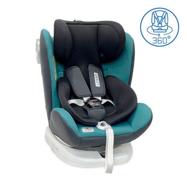 Автокресло Lorelli Lusso + sps + Isofix 0+/1/2/3 (0-36 кг) Зеленый