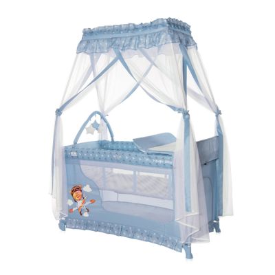 Кровать - манеж с балдахином Lorelli Magic Sleep Синий