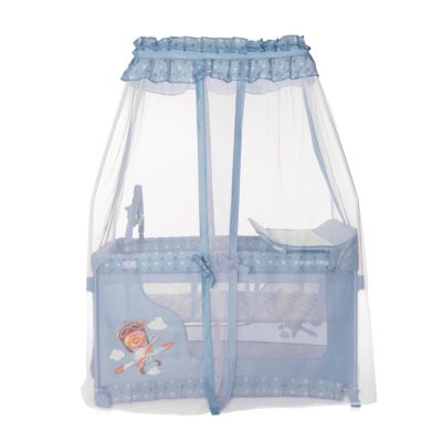 Кровать - манеж с балдахином Lorelli Magic Sleep Синий