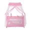 Кровать - манеж с балдахином Lorelli Magic Sleep Синий Mellow Rose Ballerina Bear
