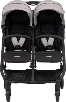 Прогулочная коляска для ребёнка FreeON Active TWIN, серая
