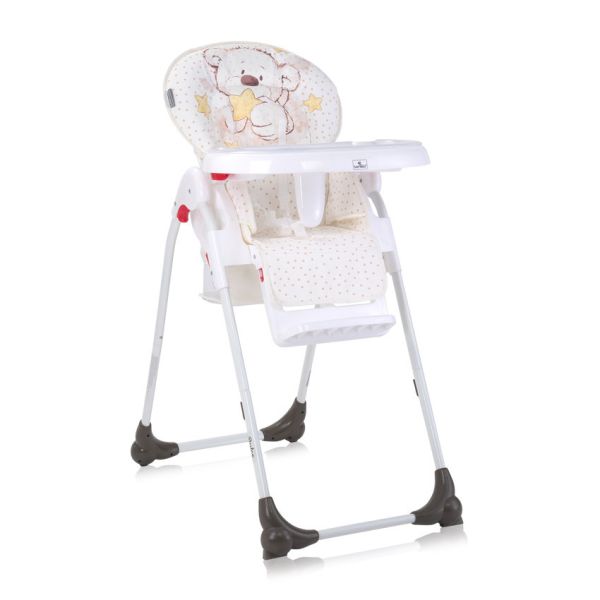 Стульчик для кормления Lorelli Dulce White Teddy Bear