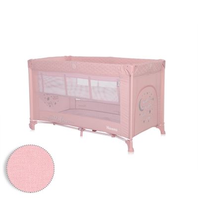 Ліжко — манеж Lorelli Noemi 2 Layers Рожевий Mellow Rose Star