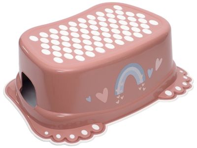 Сходинки дитячі антиковзкі у ванну METEO pink