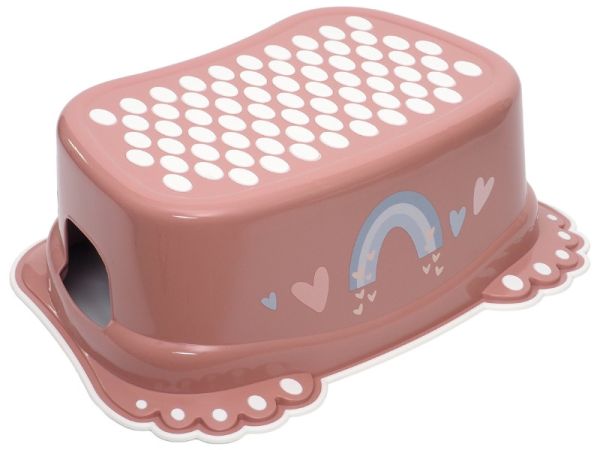Сходинки дитячі антиковзкі у ванну METEO pink