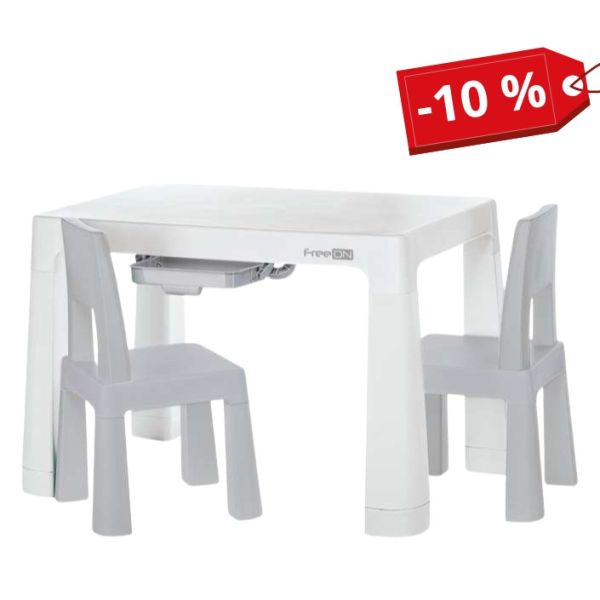 Комплект мебели детский FreeON NEO White-Grey