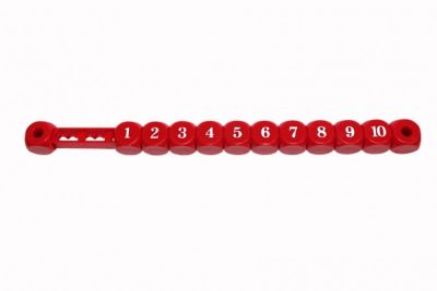 Рахівниця пластикова (червона)