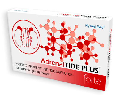 Adrenal TIDE PLUS Forte (АдреналТАЙД ПЛЮС форте) пептидний комплекс для наднирників 