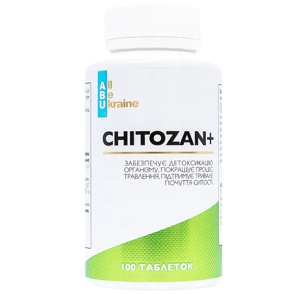 Chitozan+ (Хитозан +) ABU комплекс для улучшения обмена веществ с хитозаном и хромом