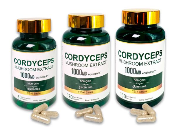 Капсулы Кордицепс (Cordyceps Capsules) по 1000мг