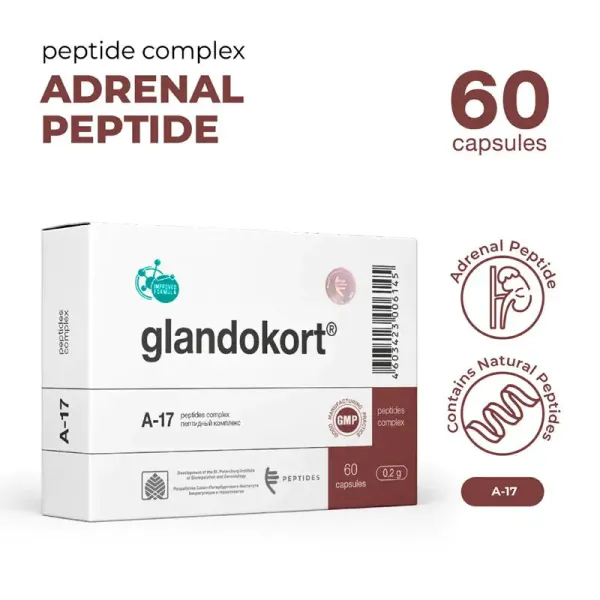 Glandokort (Гландокорт) – биорегулятор надпочечников, восстановление энергии и защита от стресса