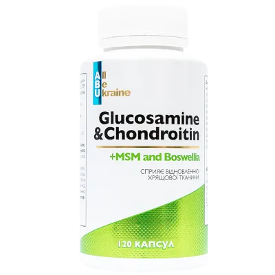Glucosamine & Chondroitin (Глюкозамін і Хондроїтин) UA, Комплекс для суглобів