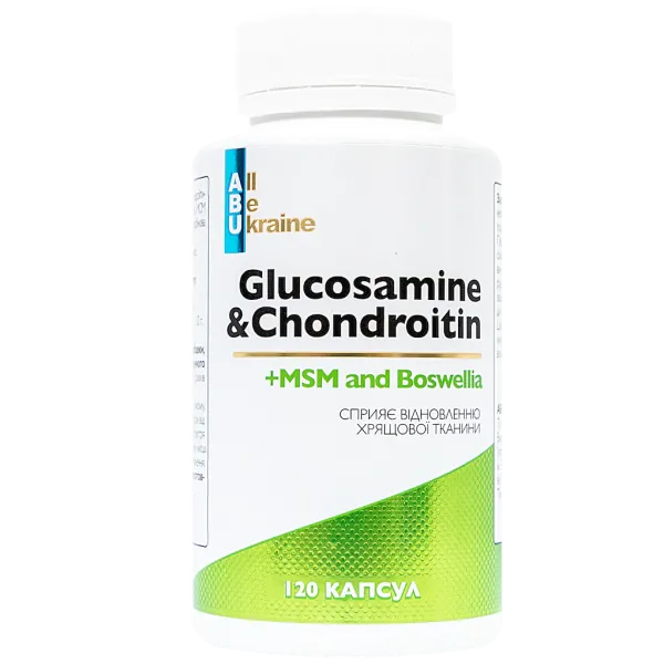 Glucosamine & Chondroitin (Глюкозамин и Хондроитин) UA, Комплекс для суставов