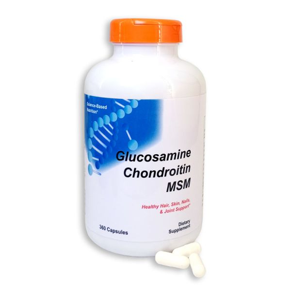 Glucosamine & Chondroitin & MSM (Глюкозамин + Хондроитин + МСМ), Комплекс для суставов 