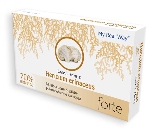 Hericium erinaceus Forte (экстракт гриба Ежовика Гребенчатого) пептид-полисахаридный комплекс