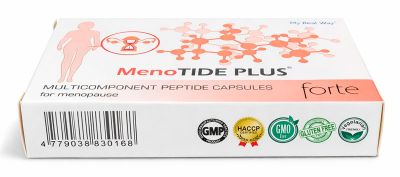 MenoTIDE PLUS Forte (пептидний комплекс для здоров'я жіночого організму в період менопаузи)