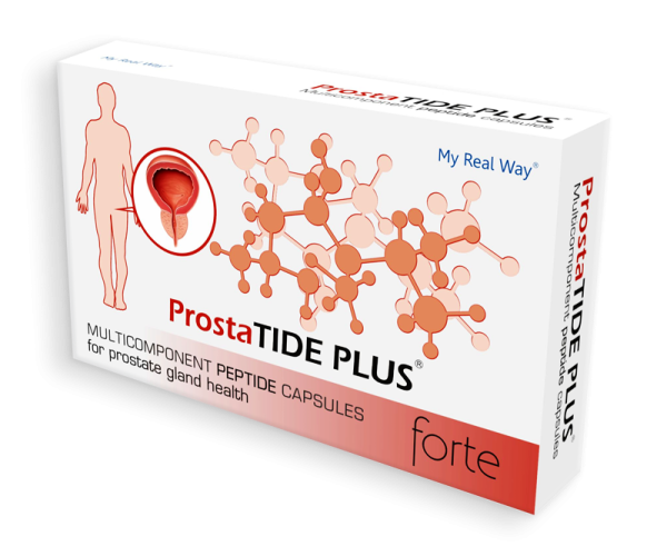 ProstaTIDE PLUS Forte (пептидный комплекс для поддержания структуры и функций предстательной железы)