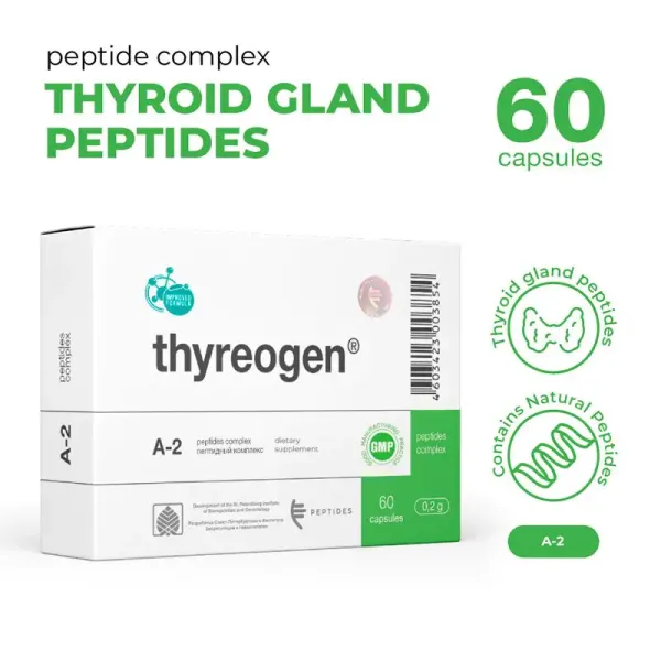 Thyreogen (Тиреоген) для восстановления щитовидной железы 60 капсул