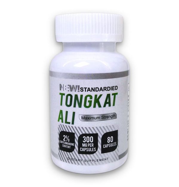 Tongkat Ali Maximum Strength (Тонгкат Али) для повышения тестостерона, 80 капсул